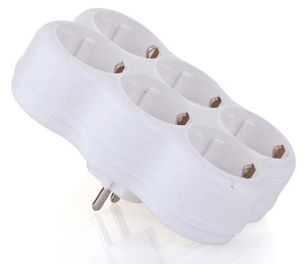 6 Girişli Priz Çoğaltıcı